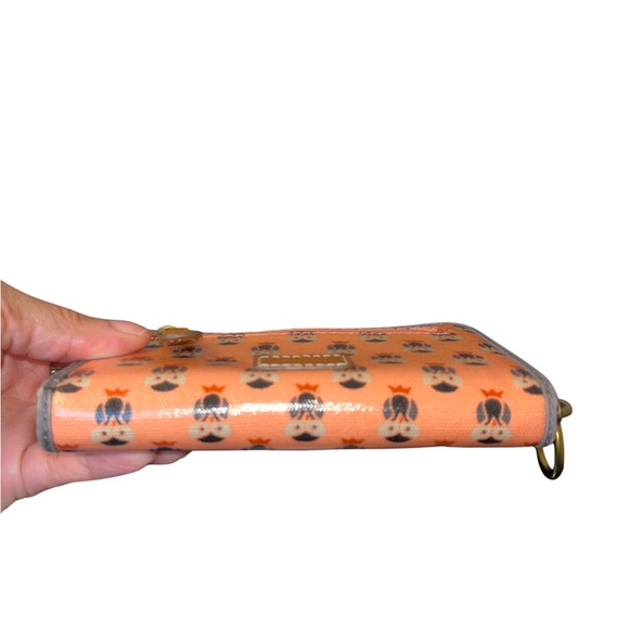 Fossil Owl Print Zip Around Wallet - Picture 9 of 11